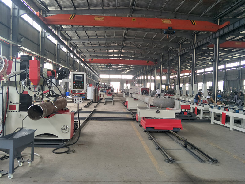pipe fabrication production line (fixed type) 7